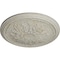 Ekena Millwork Luton Ceiling Medallion (Fits Canopies up to 1 1/8"), 15 3/4"OD x 5/8"P, Pot of Cream Crackle CM16LUPCC - alternate 2